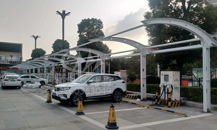 東莞車站充電樁雨棚膜結構